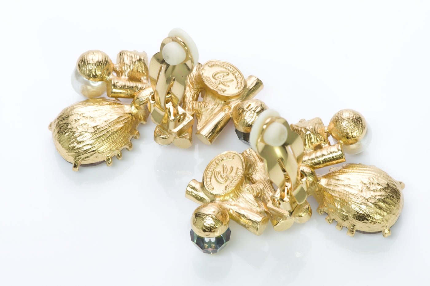 Christian Lacroix Crystal Earrings