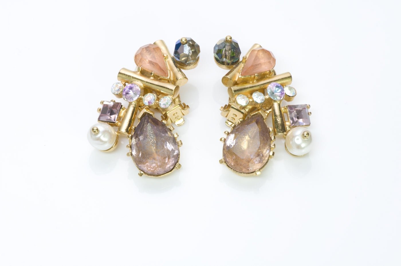 Christian Lacroix Crystal Earrings