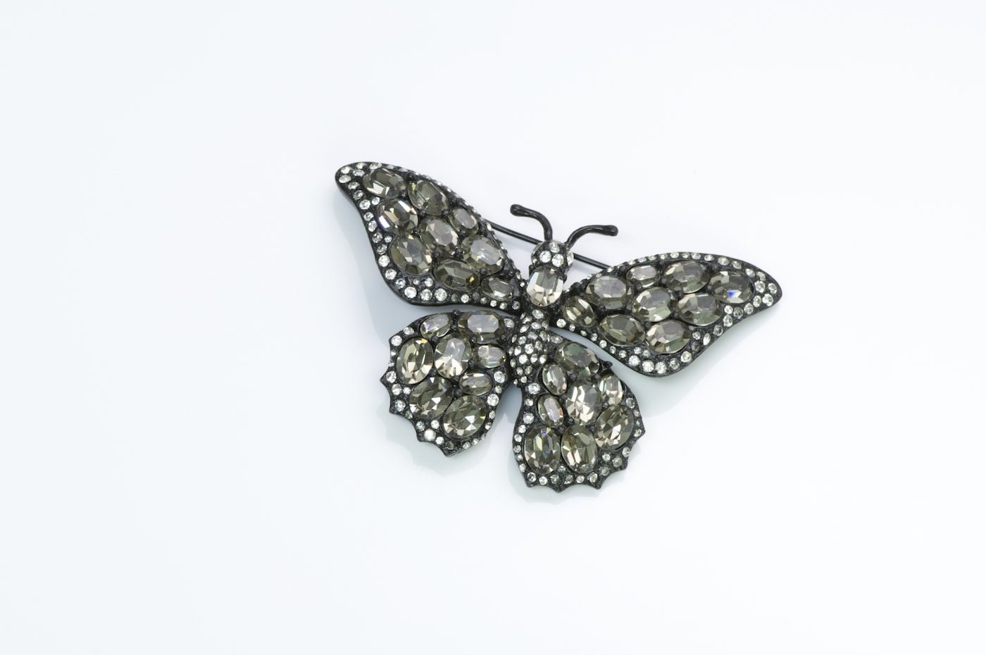 Ciner Crystal Butterfly Brooch