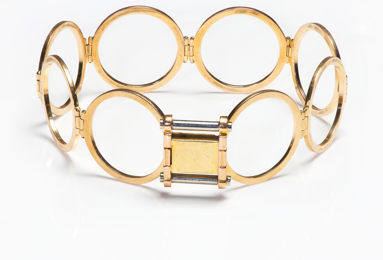 Convertible Ring to Bracelet Gold Platinum