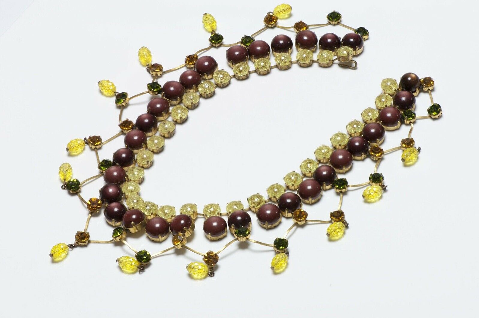 Countess Cissy Zoltowska CIS 1950’s Crystal Necklace