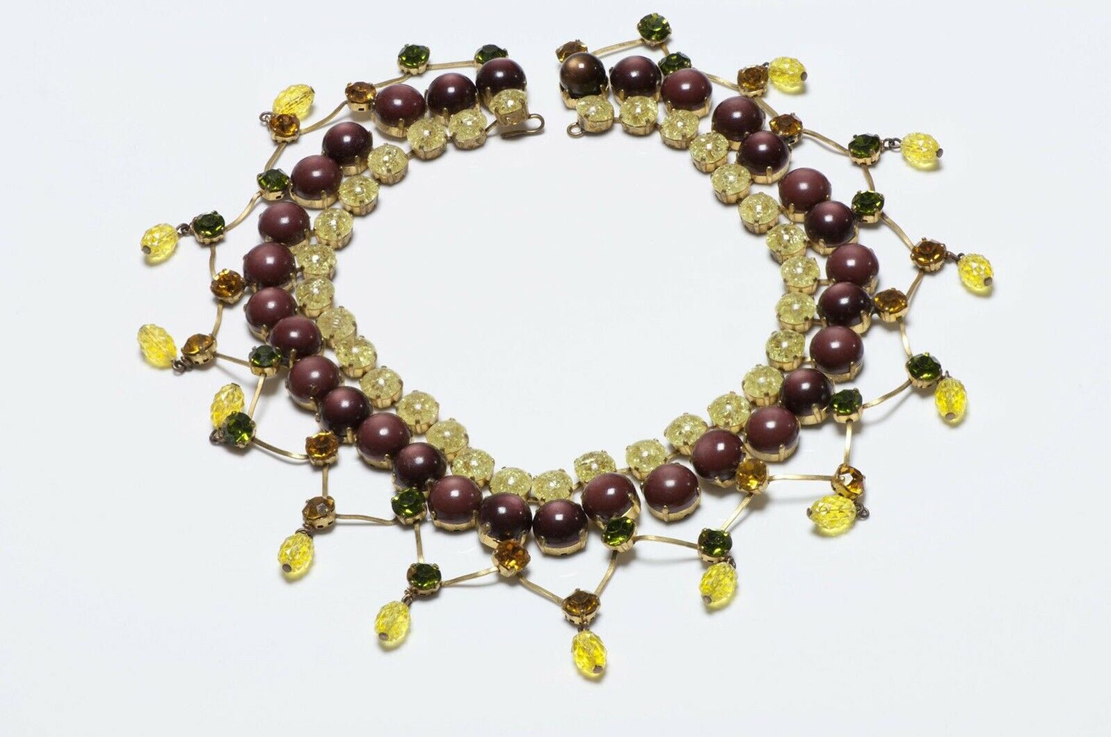Countess Cissy Zoltowska CIS 1950’s Crystal Necklace