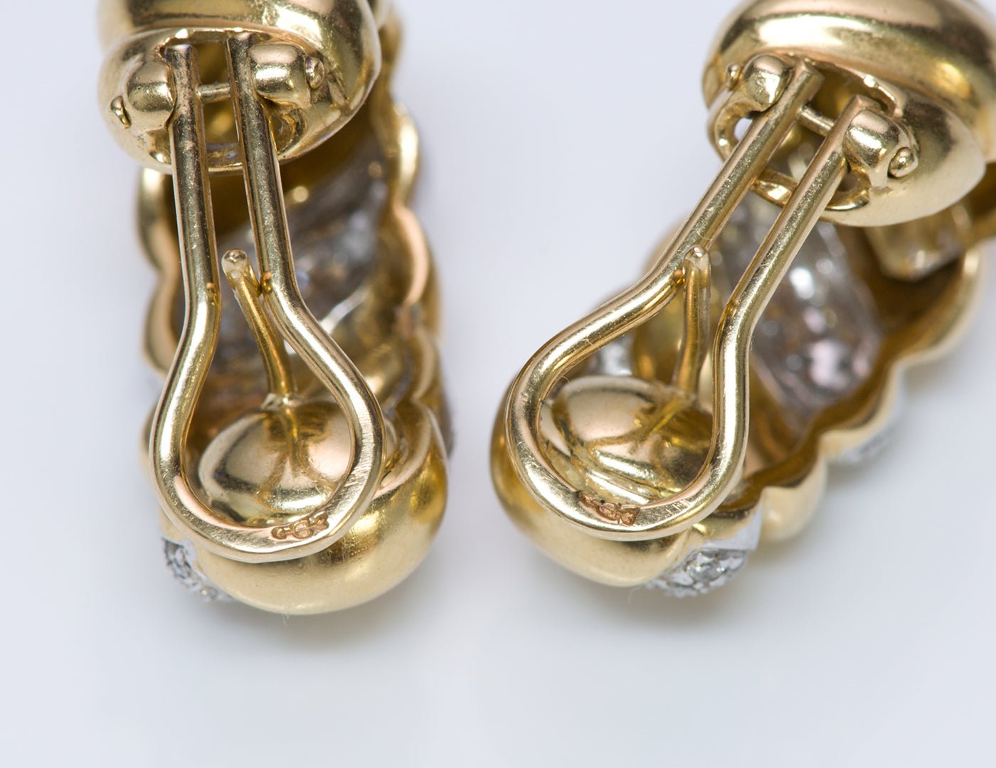 Craig Drake Gold Diamond Earrings
