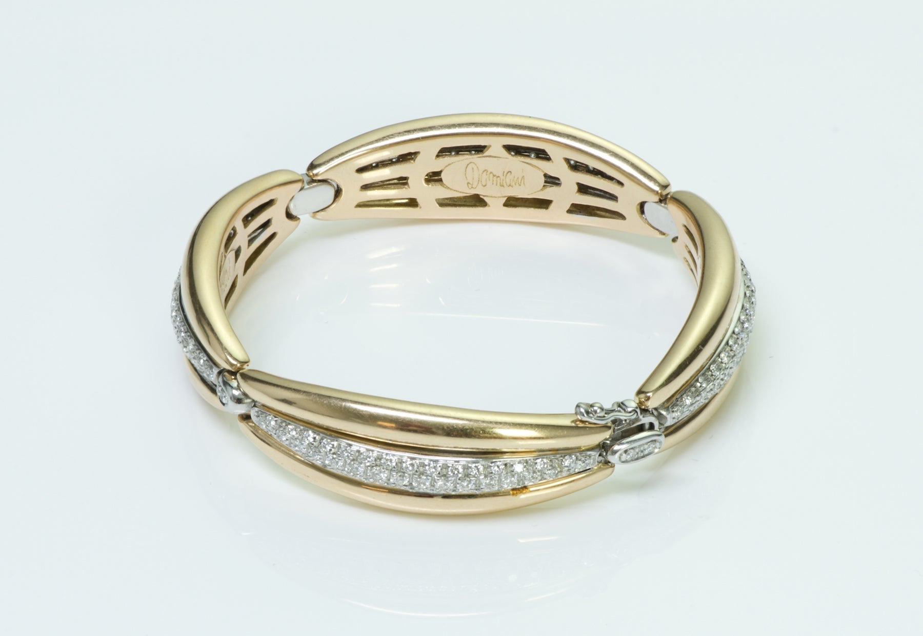 Damiani 18K Yellow Gold Diamond Bracelet