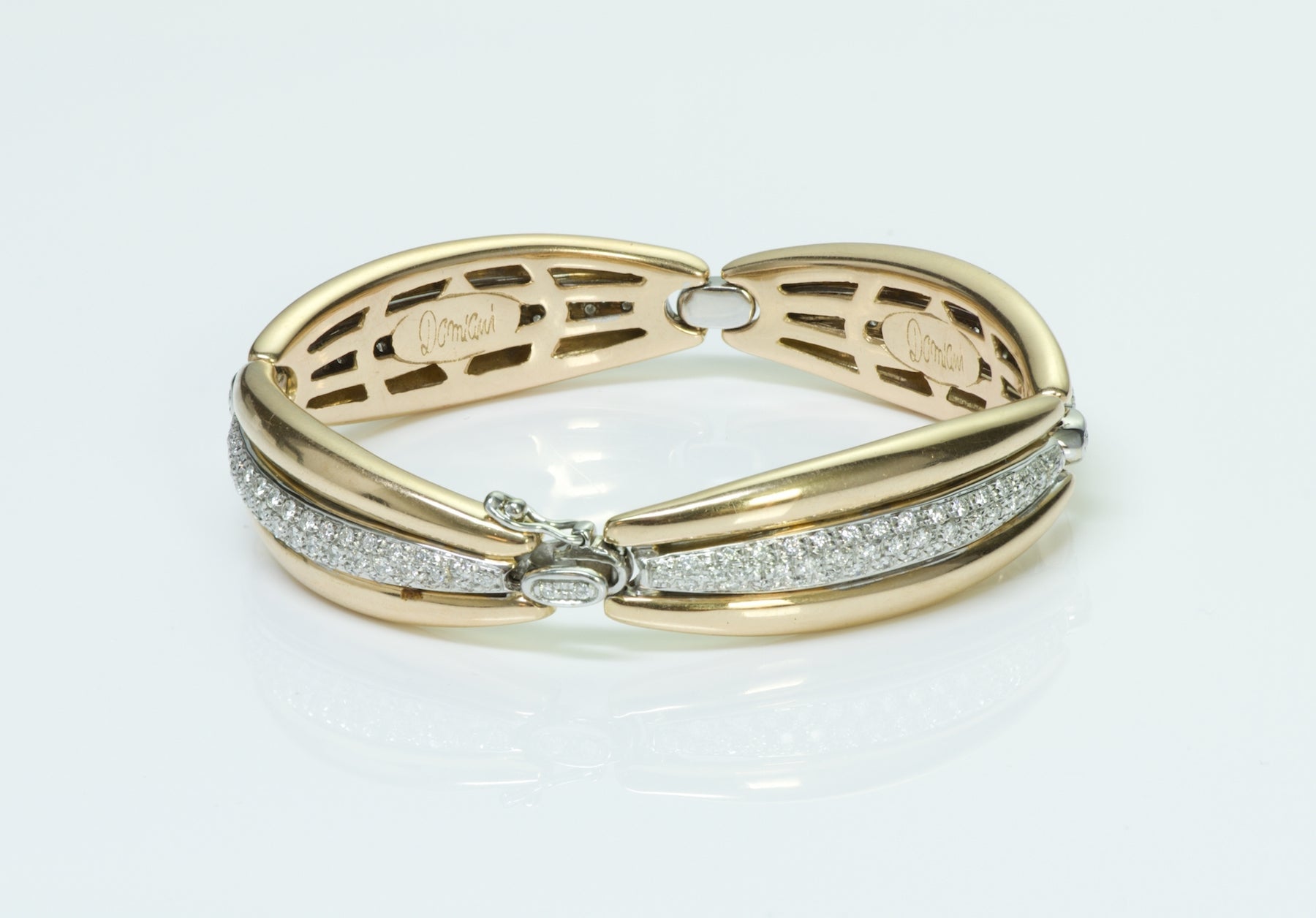 Damiani 18K Yellow Gold Diamond Bracelet