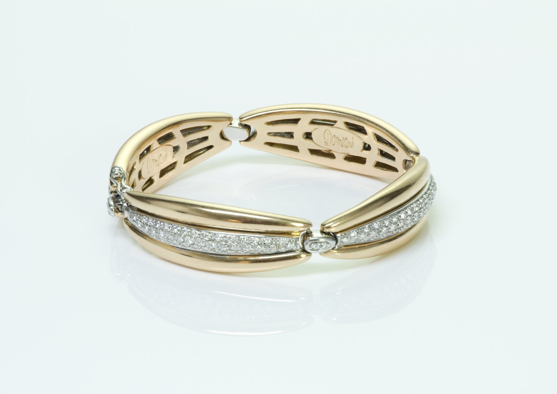 Damiani 18K Yellow Gold Diamond Bracelet