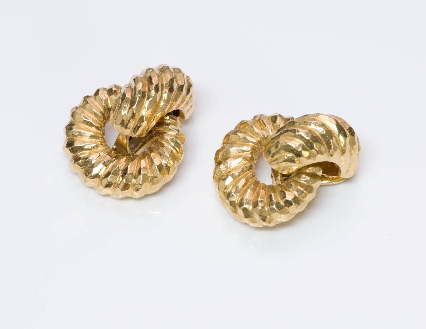 David Webb Gold Earrings
