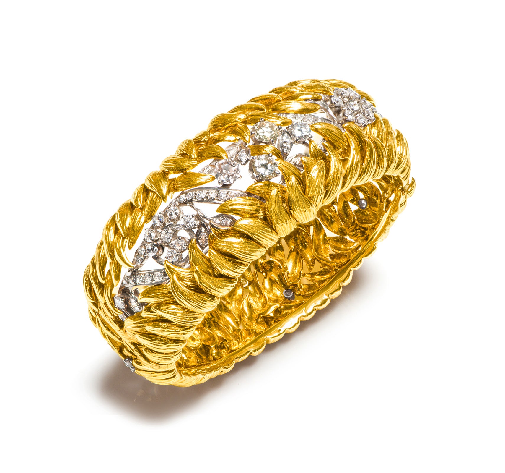 David Webb 18K Diamond Bracelet