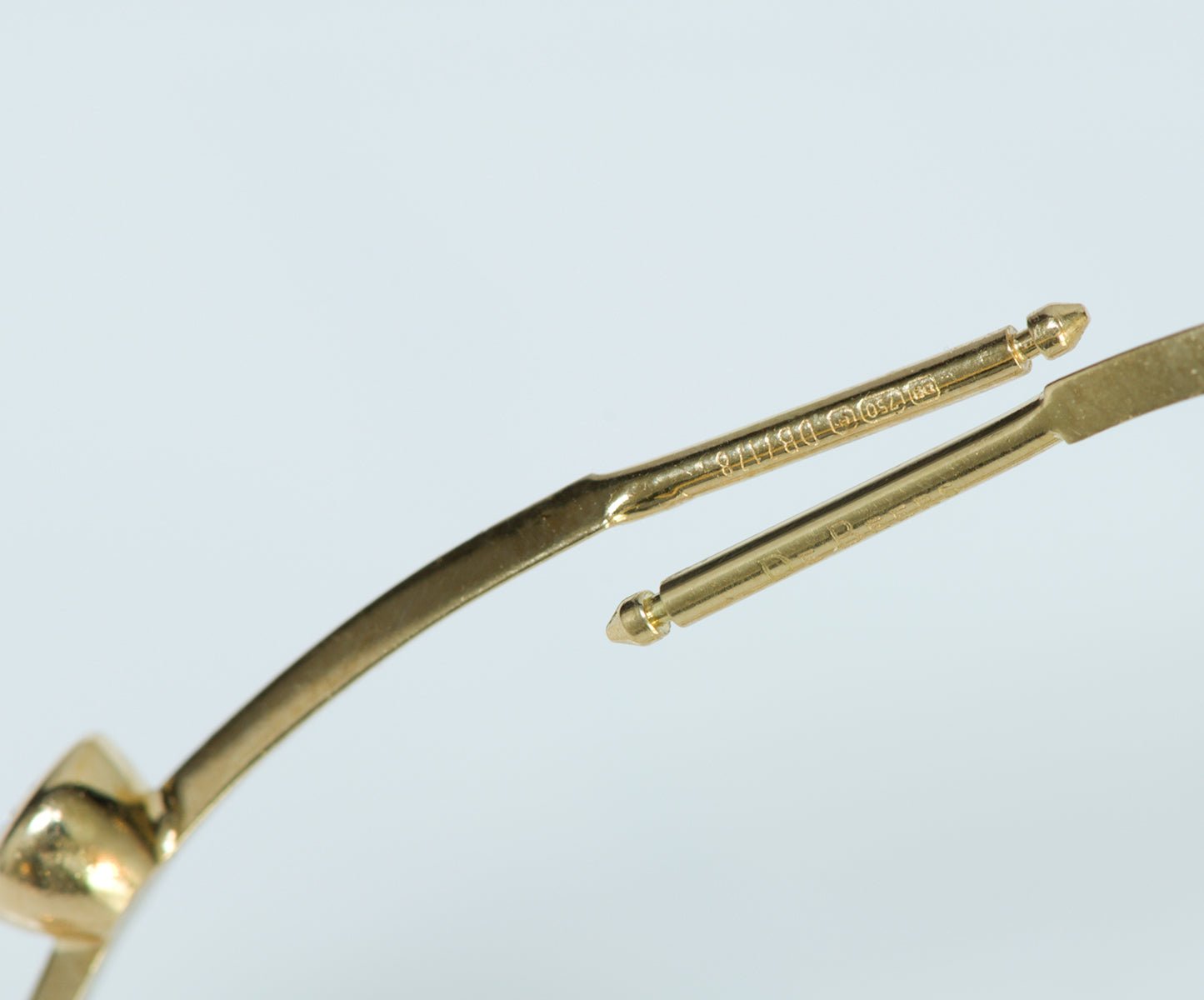 De Beers 18K Gold Diamond Earrings