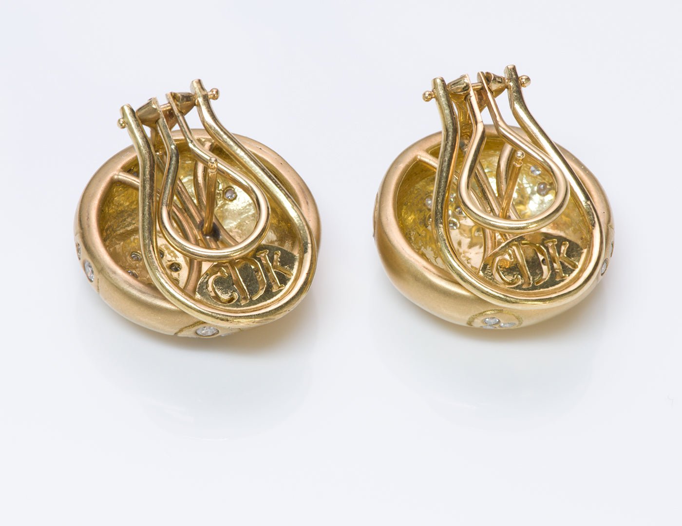 Diamond 18K Gold Earrings