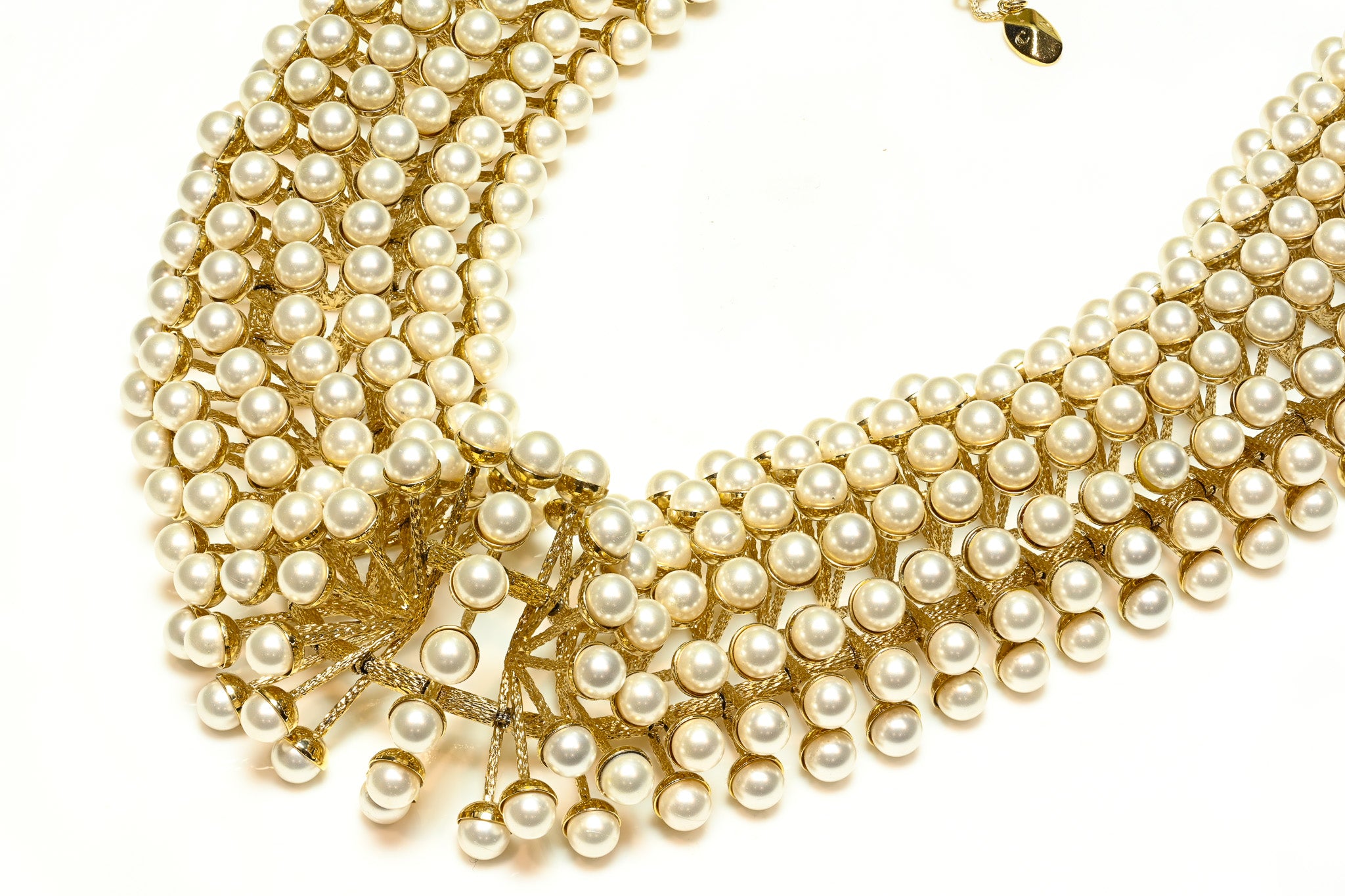 Christian Dior Fall 2012 Couture Raf Simons Pearl Choker Necklace 1