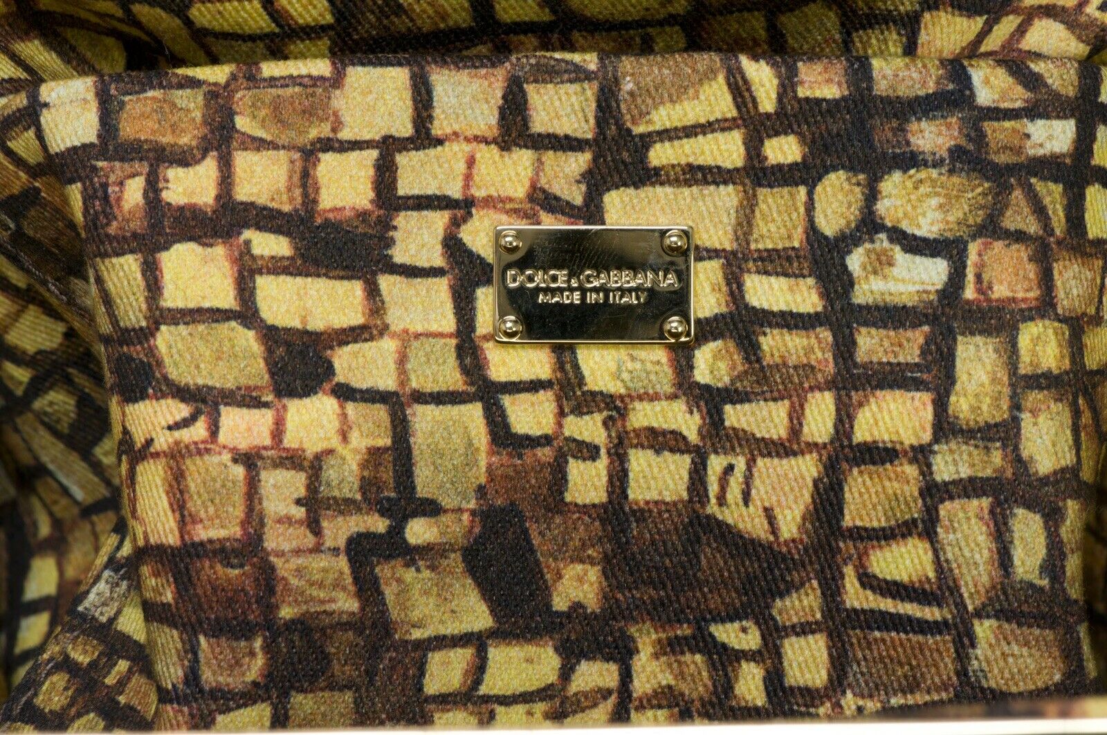 Dolce Gabbana 2013 Agata Mosaic King Beaded Bag