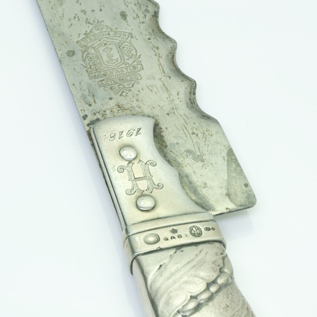 Early Georg Jensen Silver Bread Knife