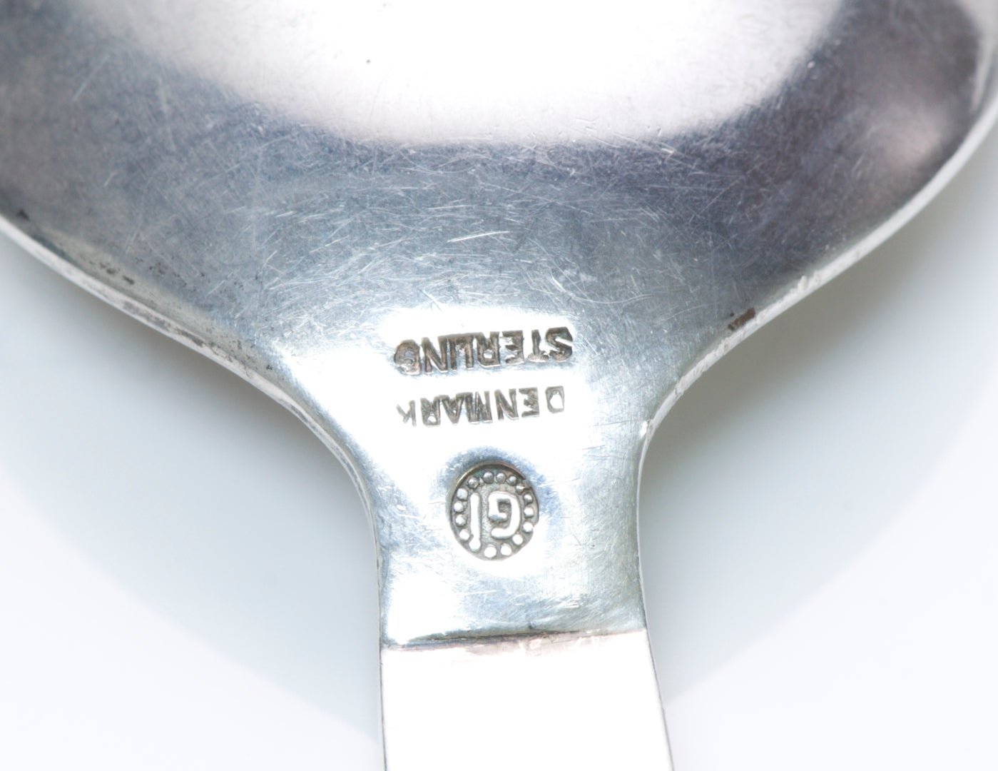 Early Georg Jensen Silver Tea Caddy Spoon