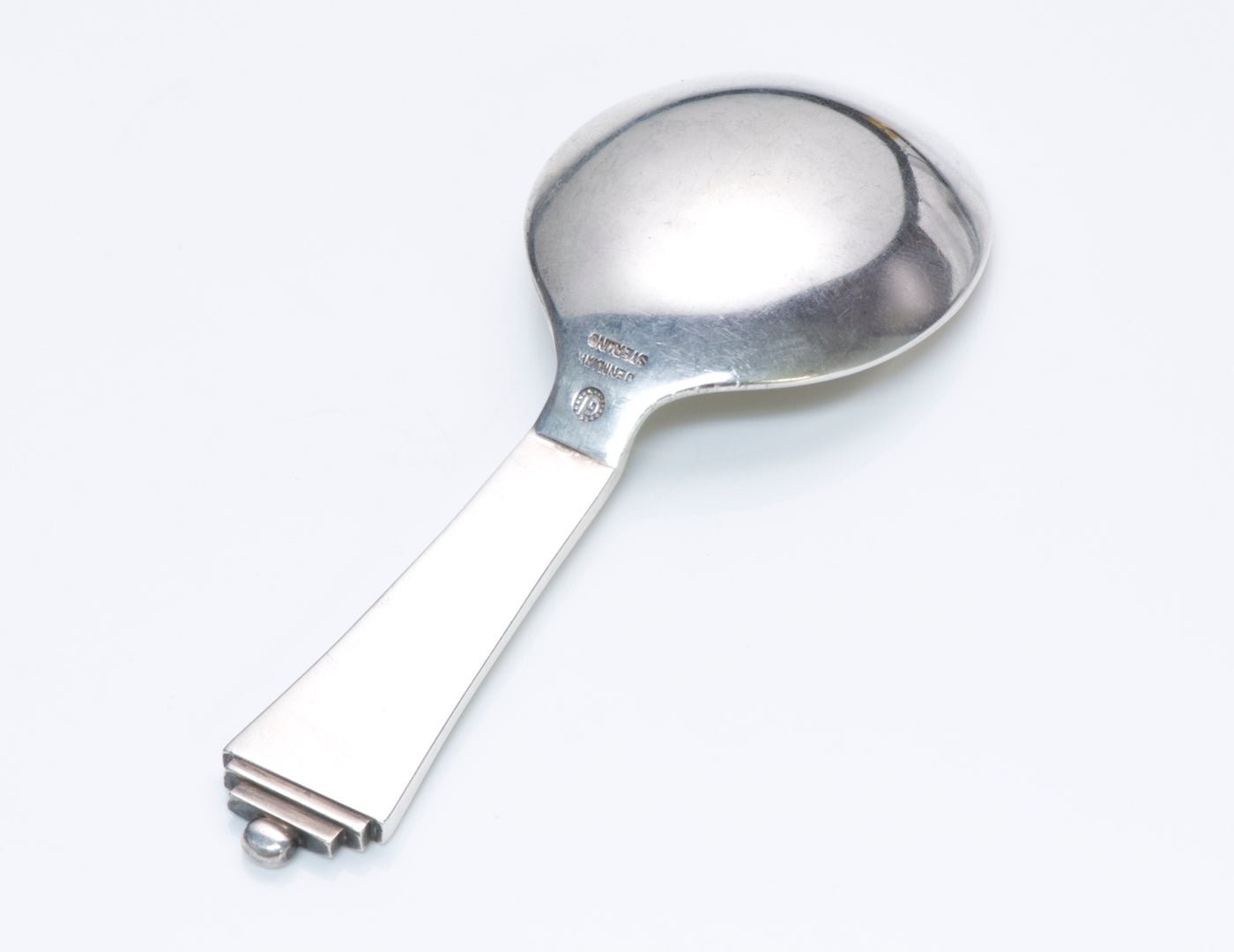 Early Georg Jensen Silver Tea Caddy Spoon