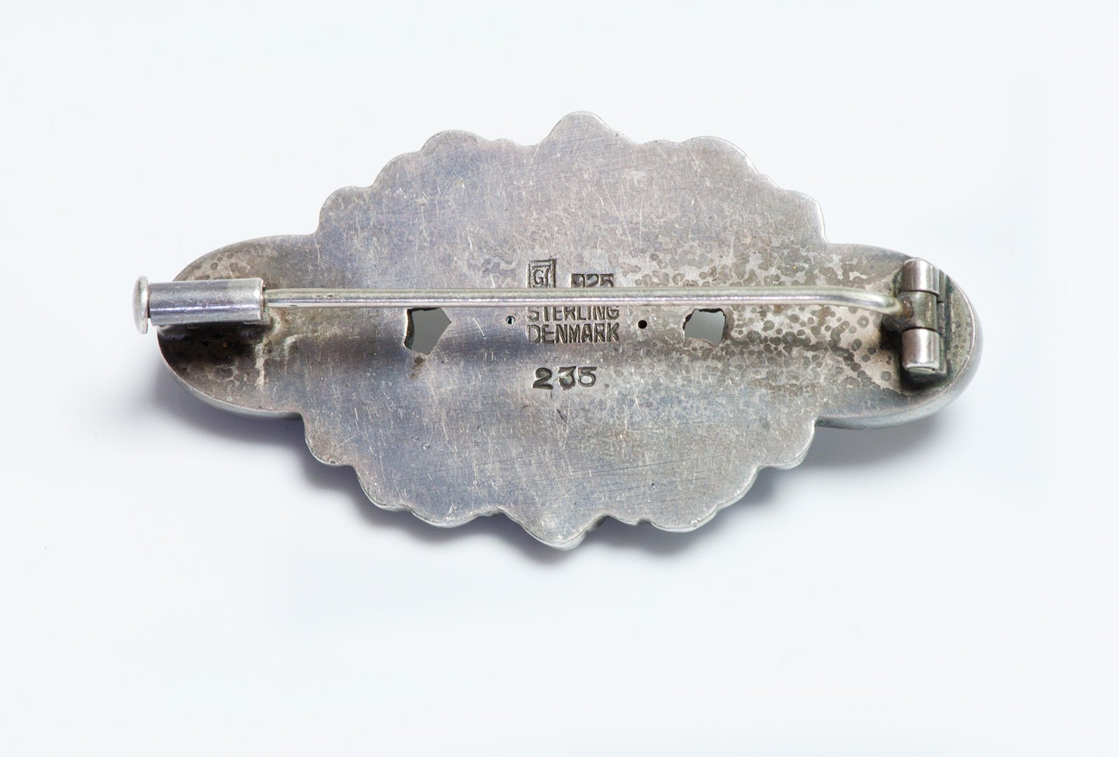 Early Georg Jensen Sterling Silver Brooch 235
