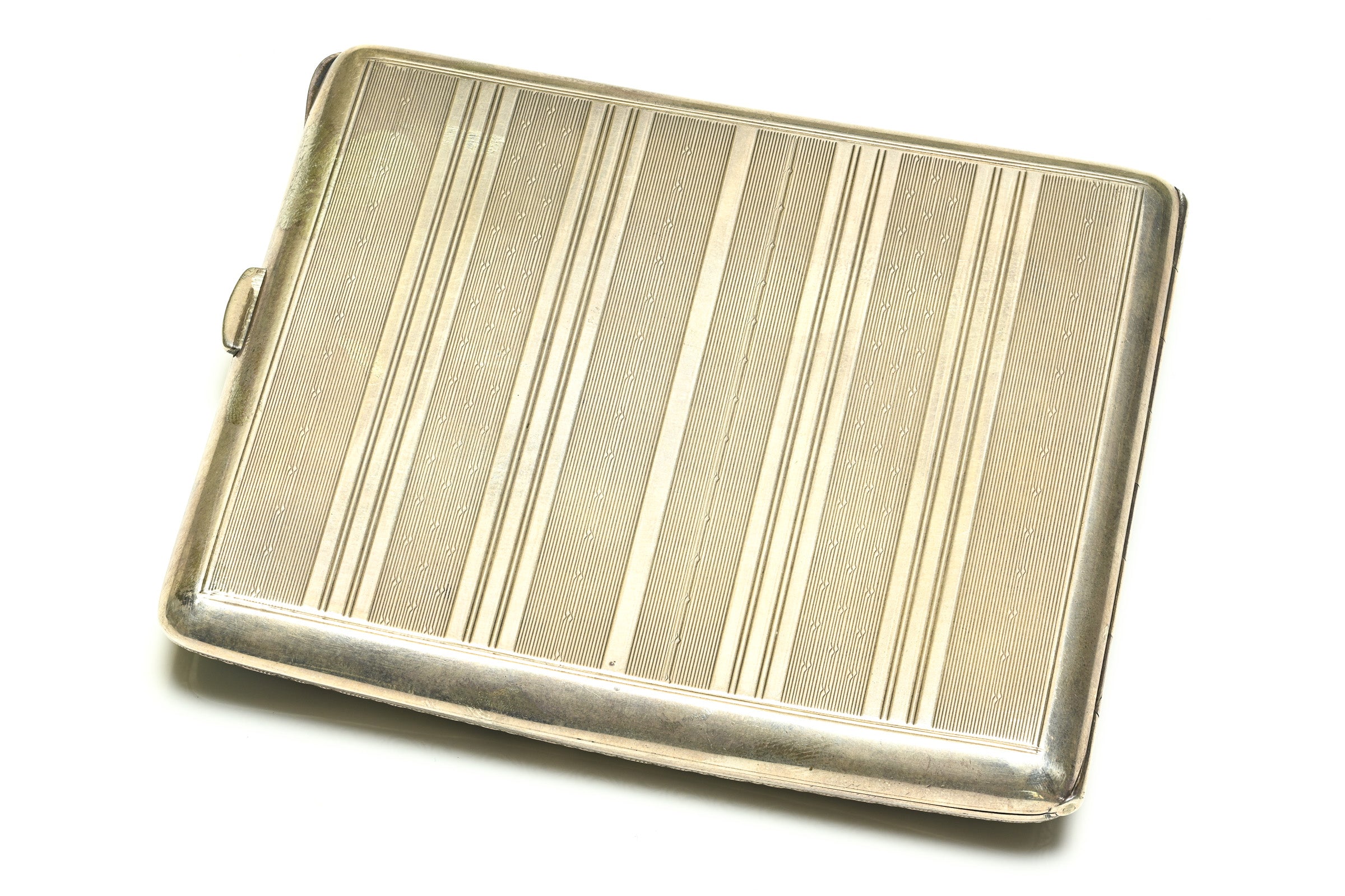 Silver Enamel Case – Interior Nude Scene, Art Nouveau