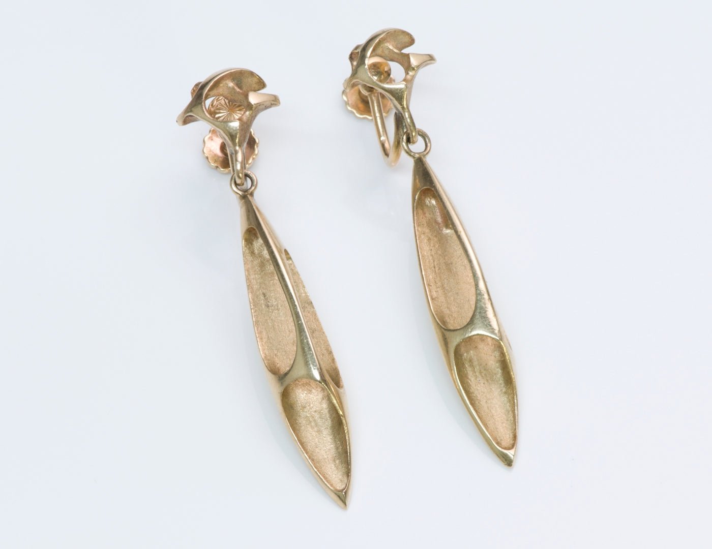 Ed Wiener Gold Earrings