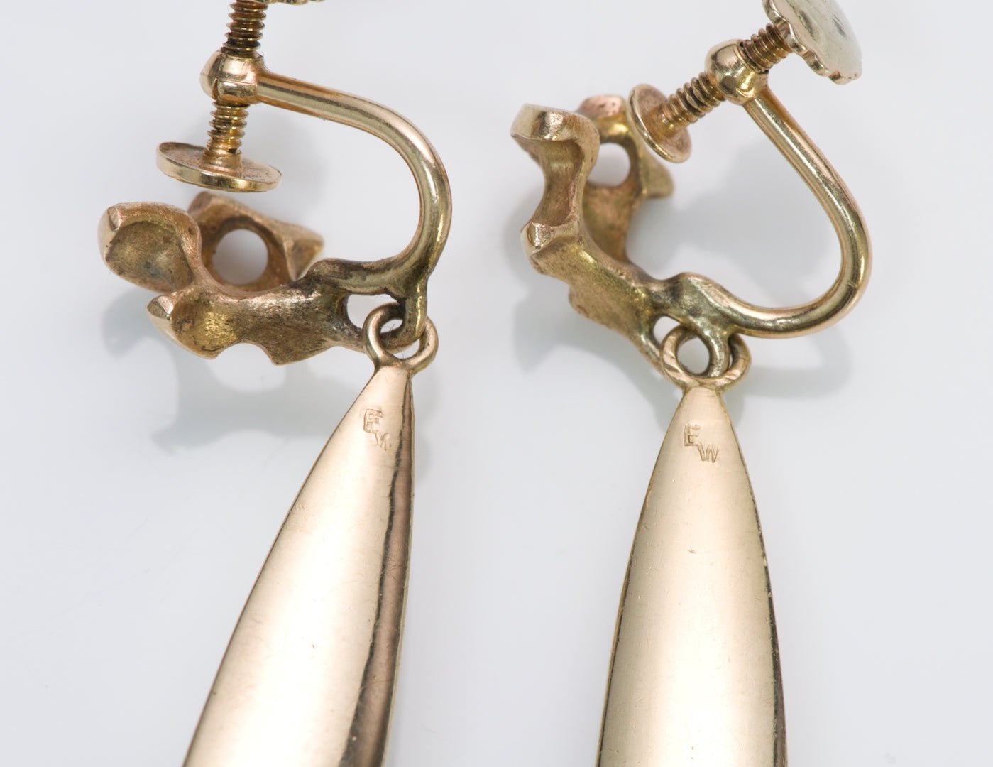 Ed Wiener Gold Earrings