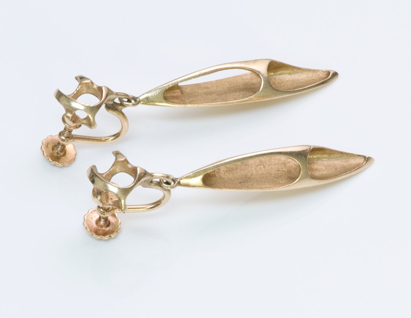 Ed Wiener Gold Earrings