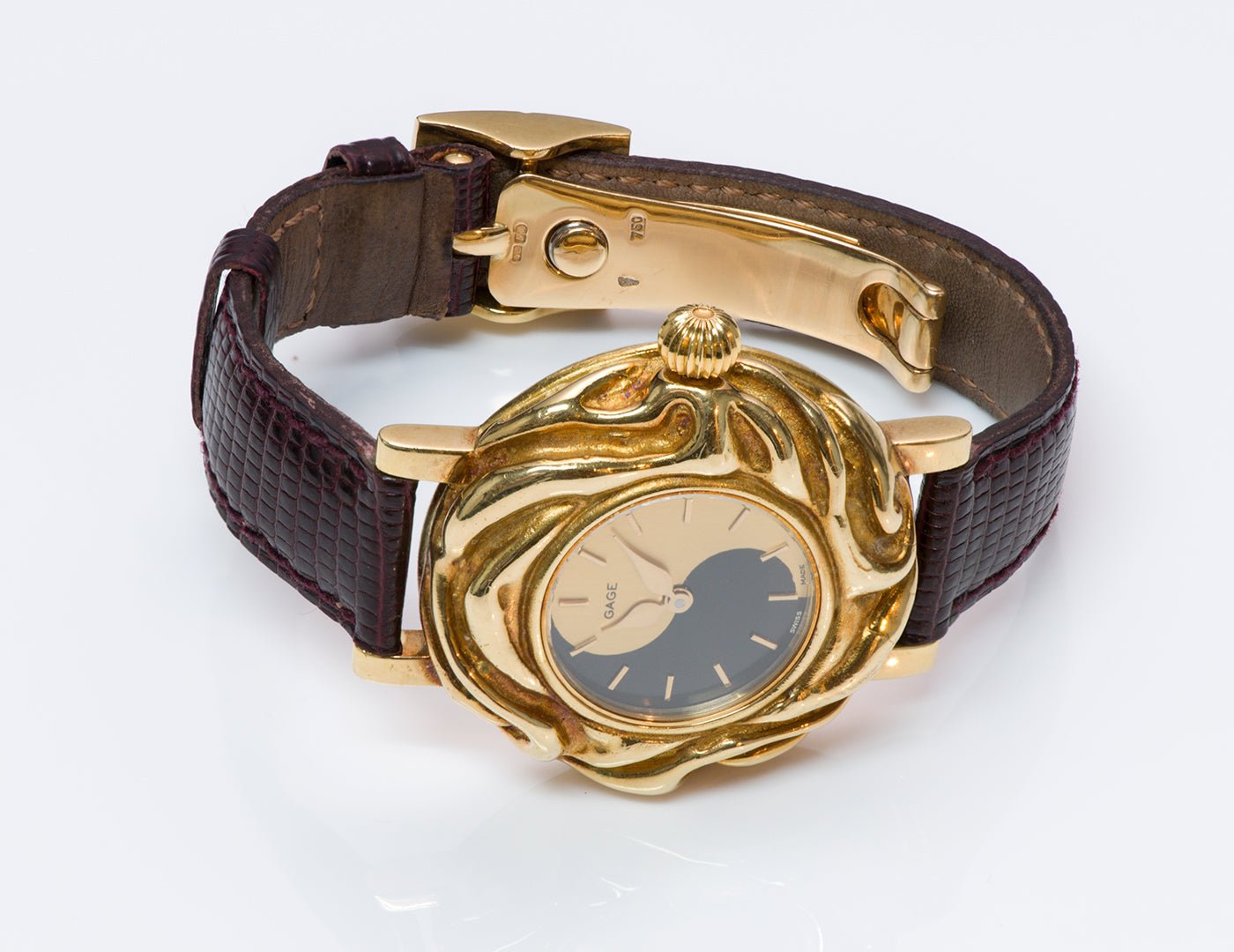 Elizabeth Gage Yin Yang Gold Watch