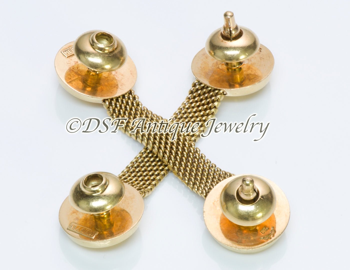Emil Meister Gold Cufflinks