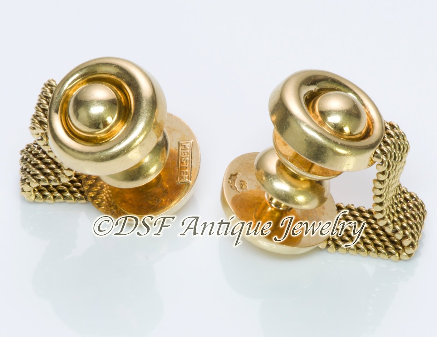 Emil Meister Gold Cufflinks