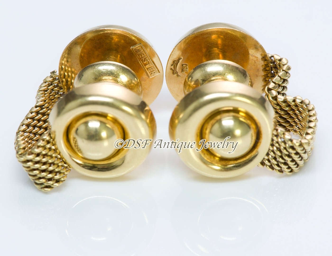 Emil Meister Gold Cufflinks