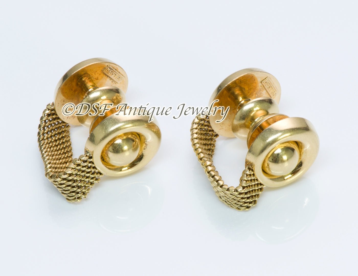 Emil Meister Gold Cufflinks