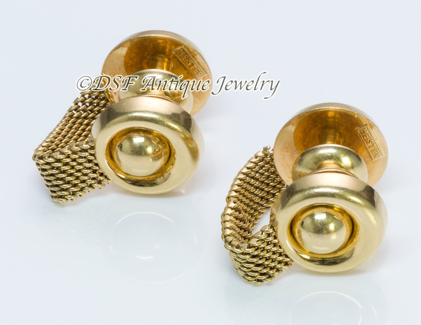Emil Meister Gold Cufflinks