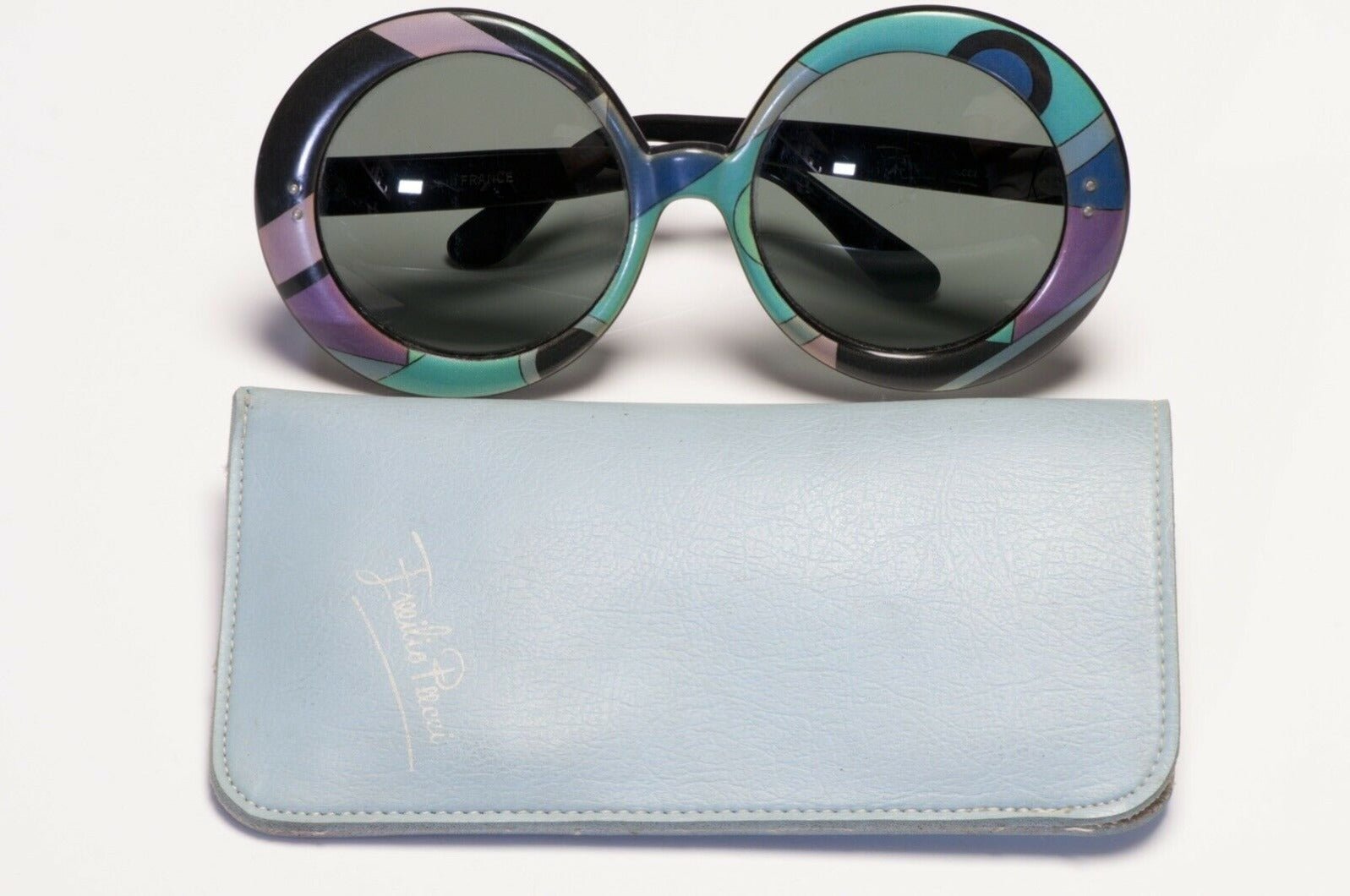 Emilio Pucci 1960’s Large Round Women’s Sunglasses