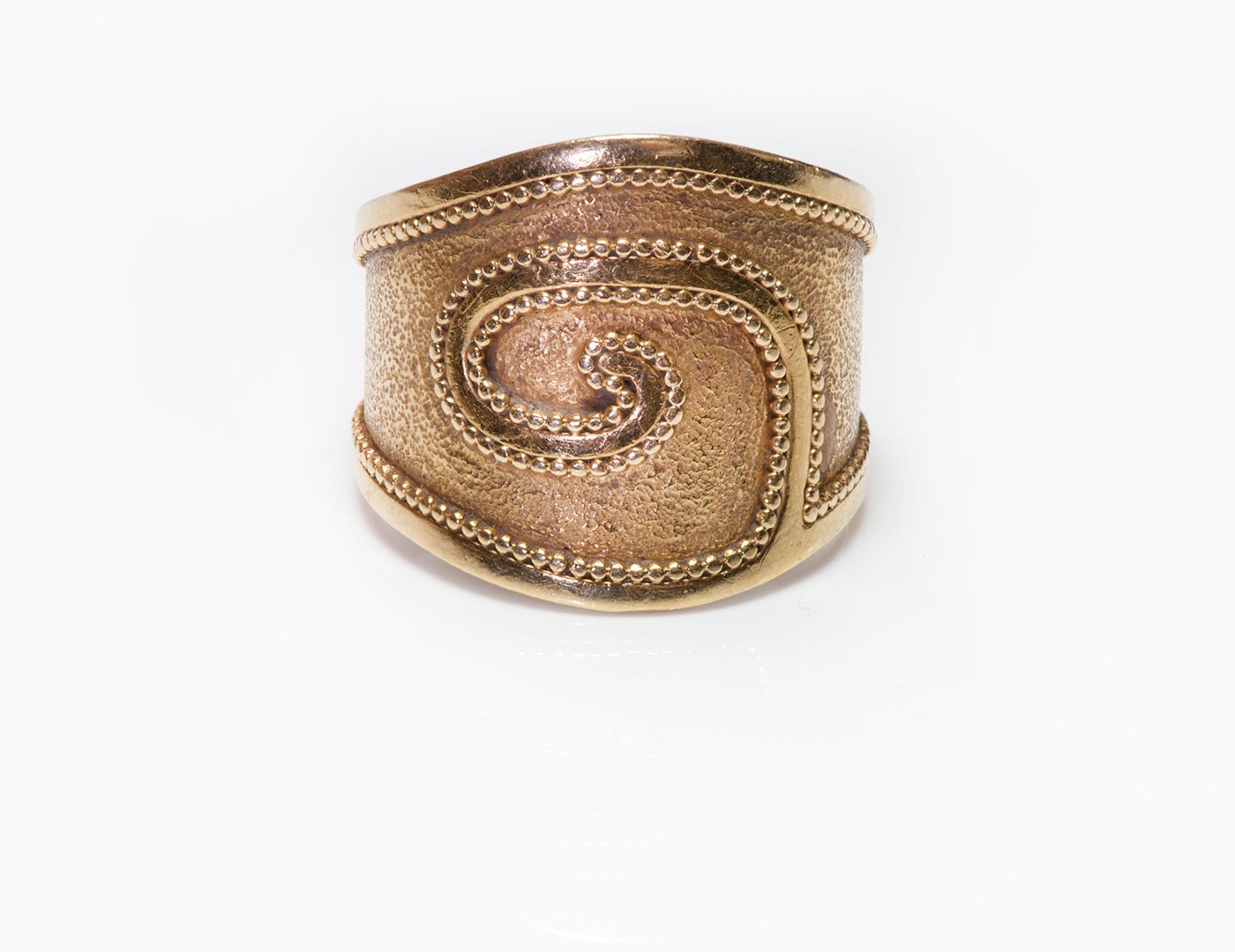 Estate Greek 22K Yellow Gold Ring