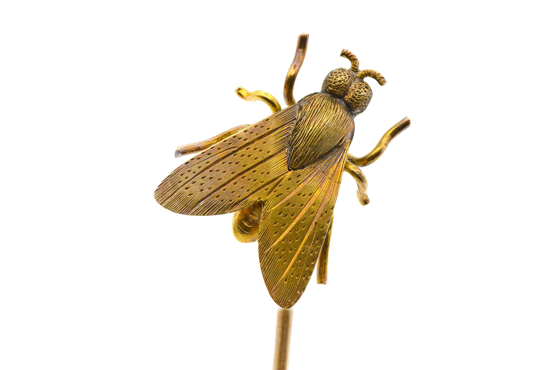 Victorian Fly Gold Stick Pin Fly