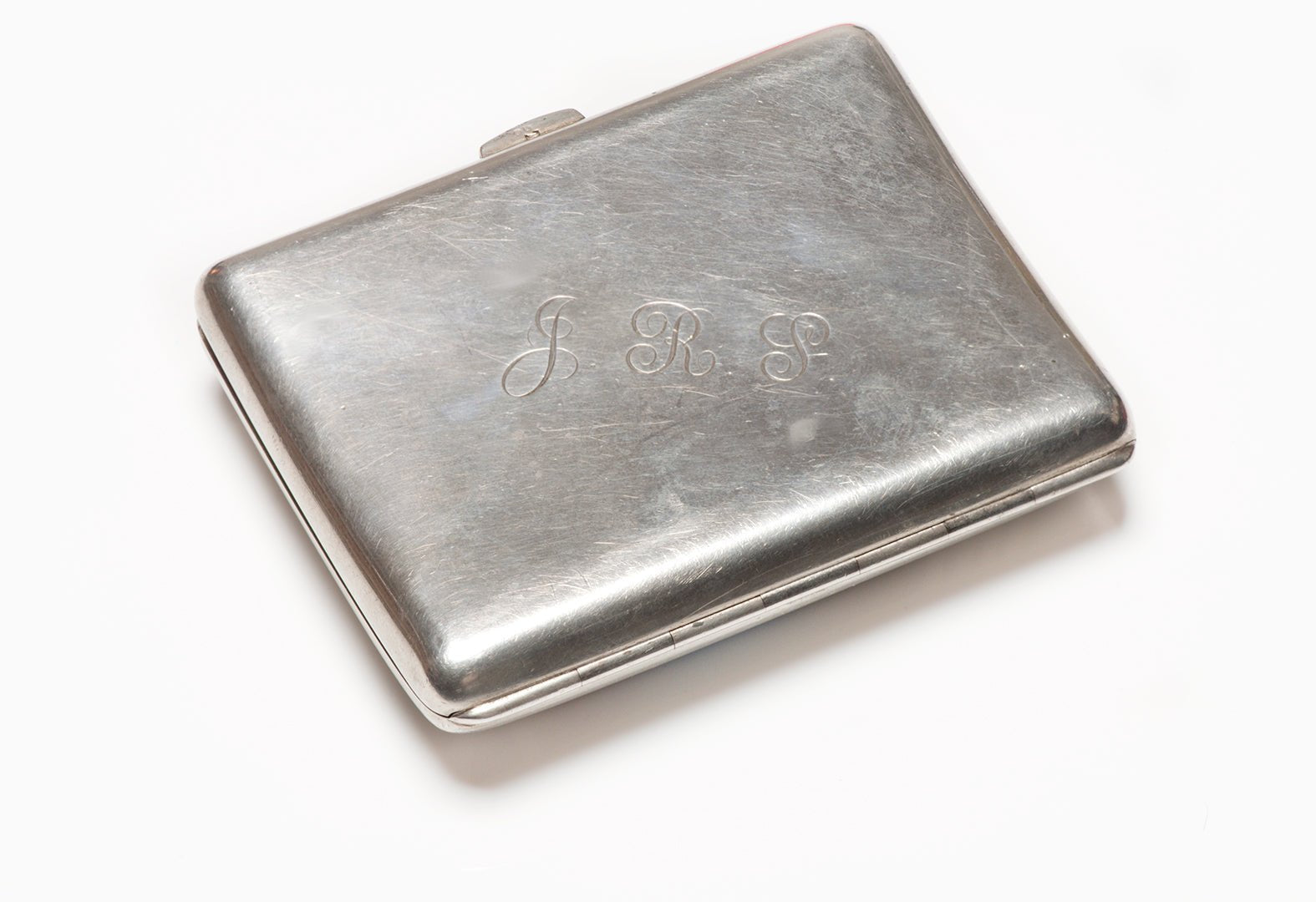 Georg Adam Scheid Antique Silver Enamel Fishes Cigarette Case
