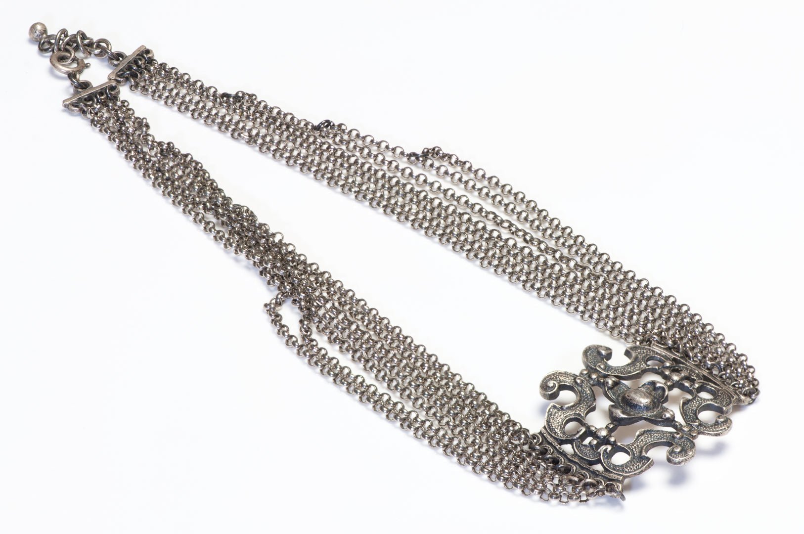 Georg Adam Scheid Silver Choker Necklace