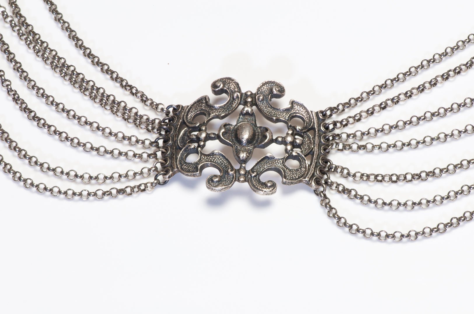 Georg Adam Scheid Silver Choker Necklace