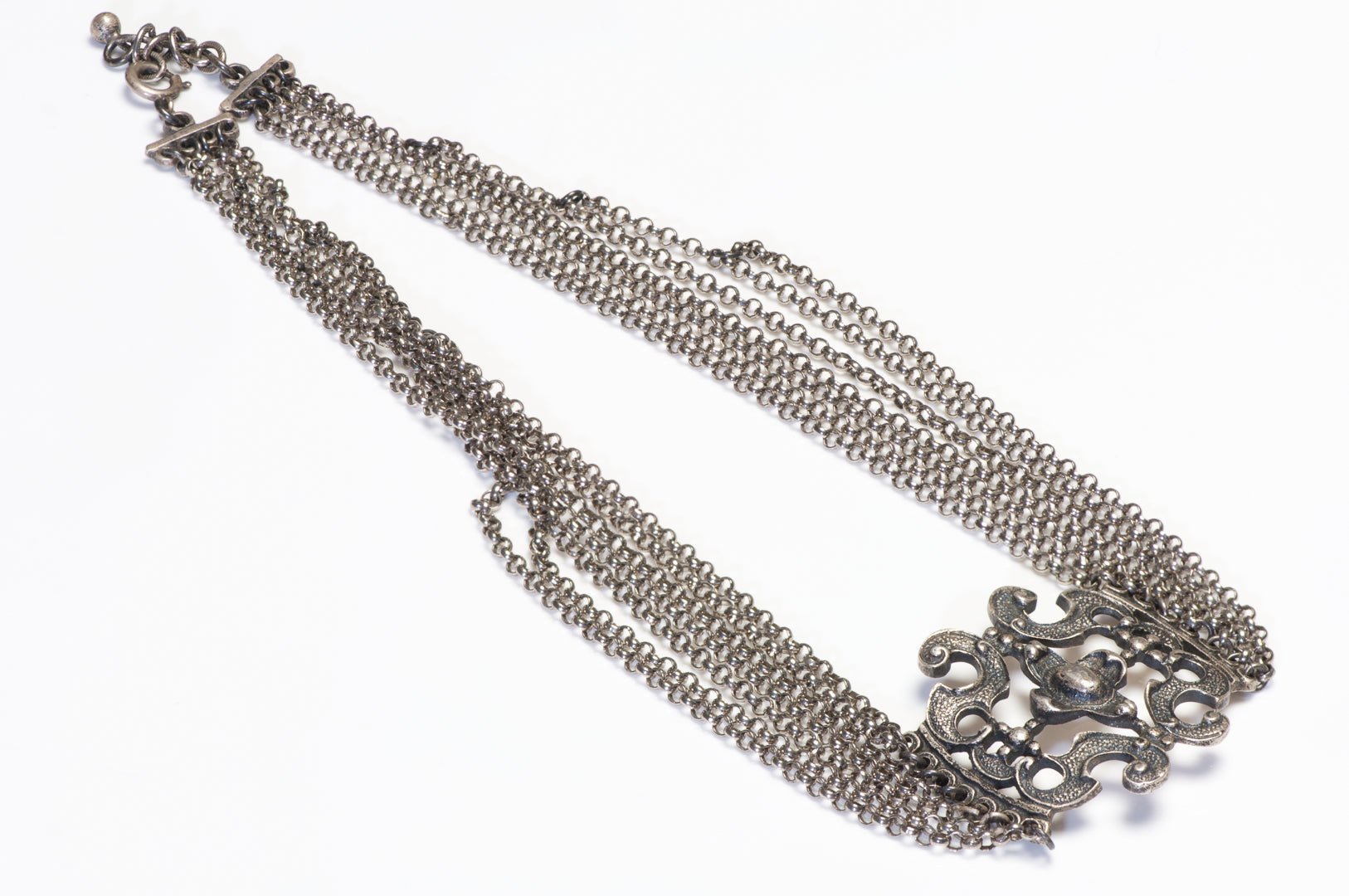 Georg Adam Scheid Silver Choker Necklace