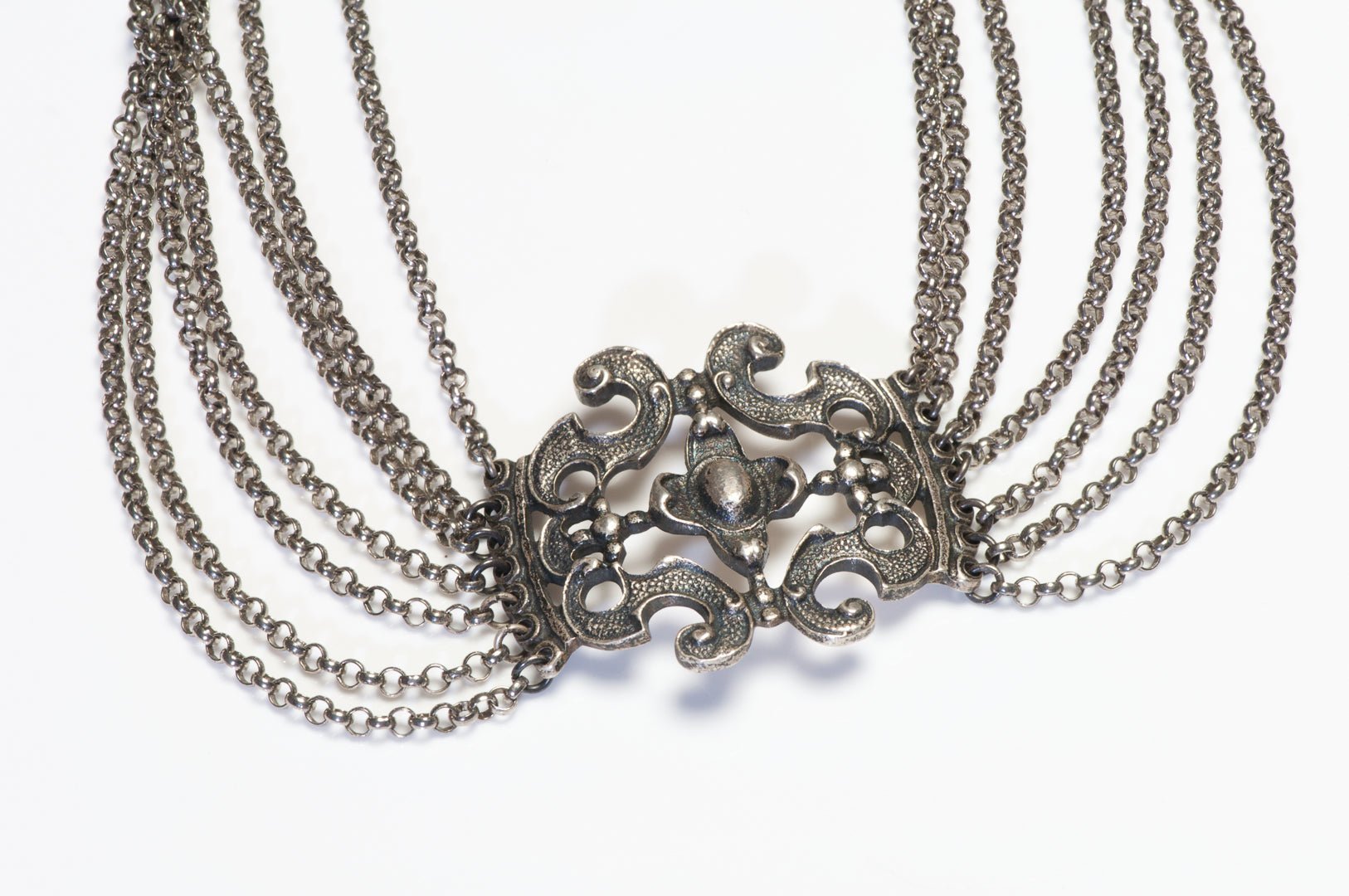Georg Adam Scheid Silver Choker Necklace