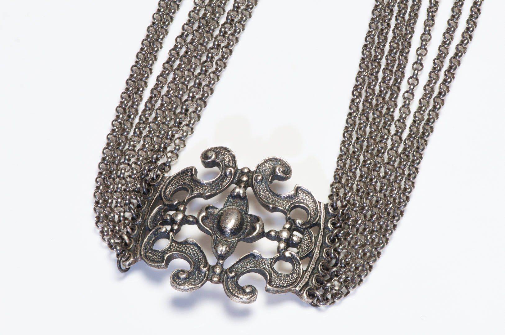 Georg Adam Scheid Silver Choker Necklace