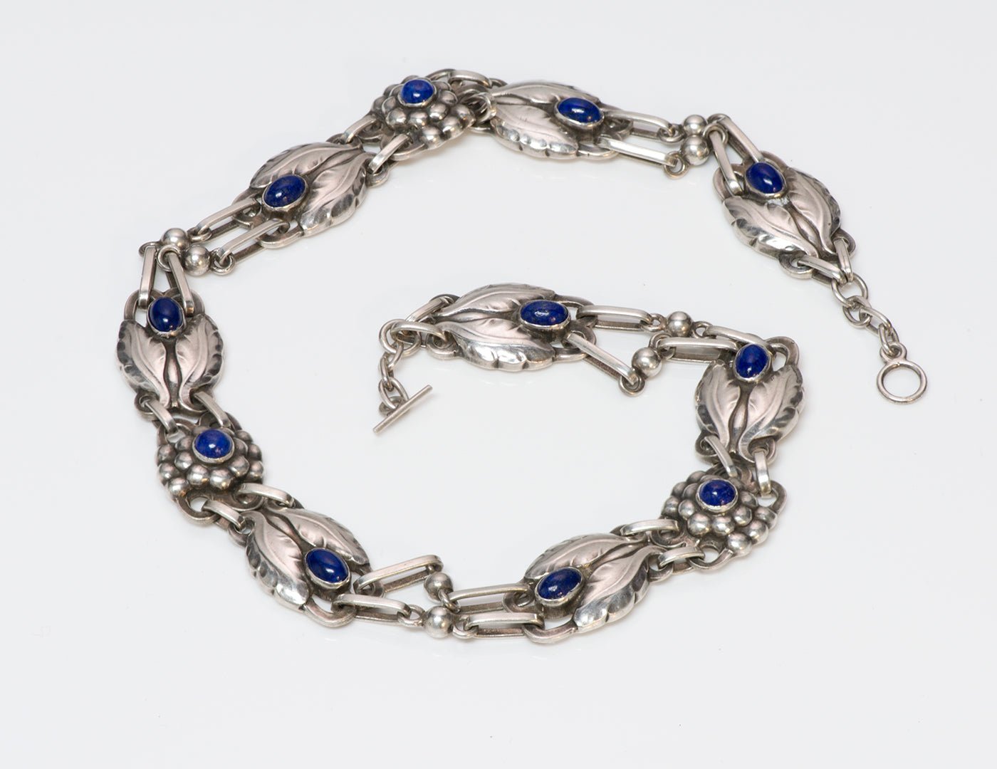 Georg Jensen 830 Silver Lapis Necklace No. 1