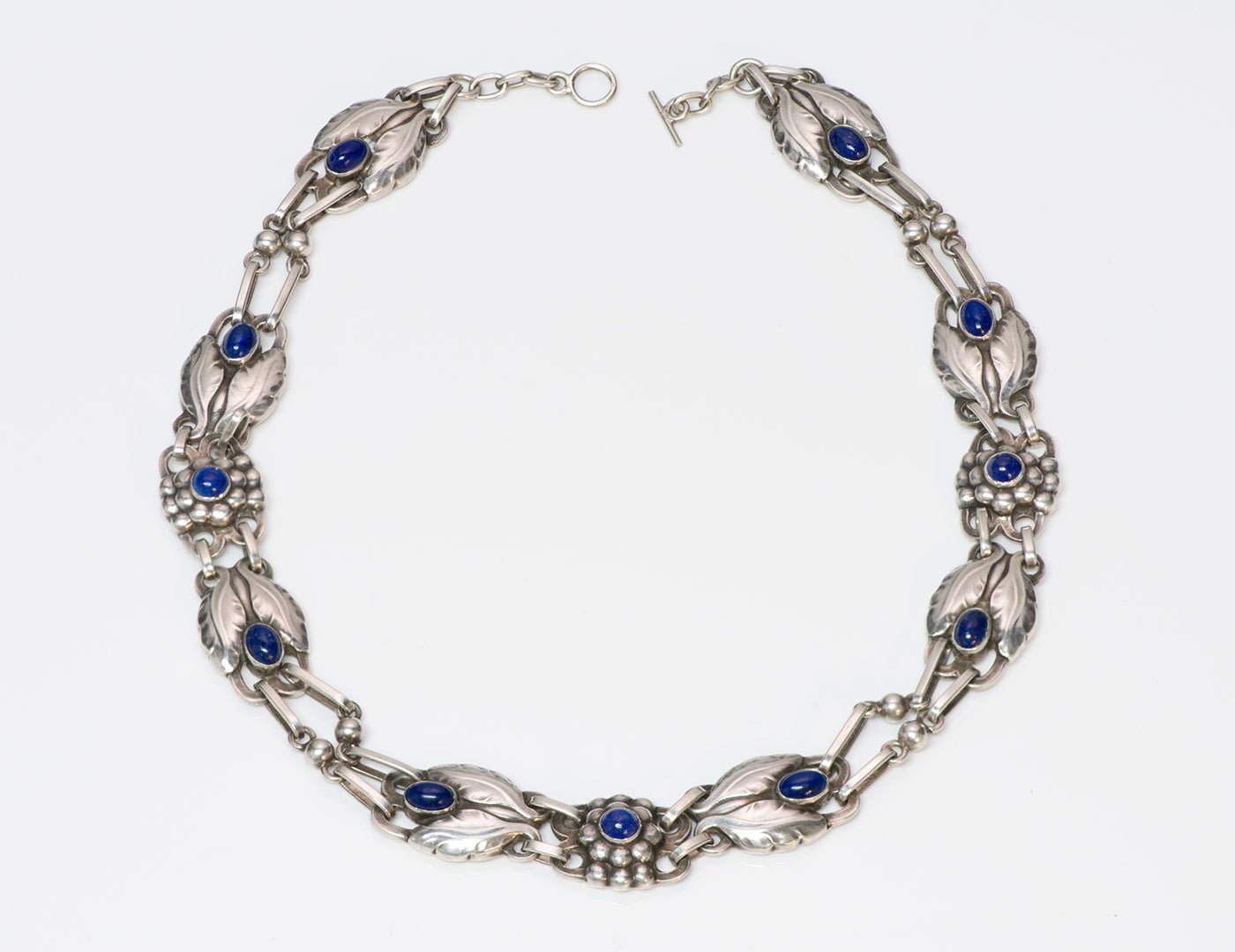 Georg Jensen 830 Silver Lapis Necklace No. 1