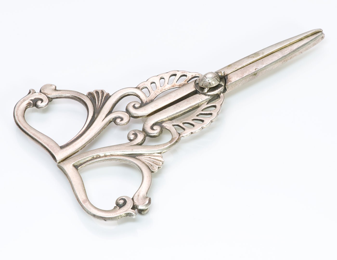 Georg Jensen 830 Silver Turtle Grape Shears No. 127