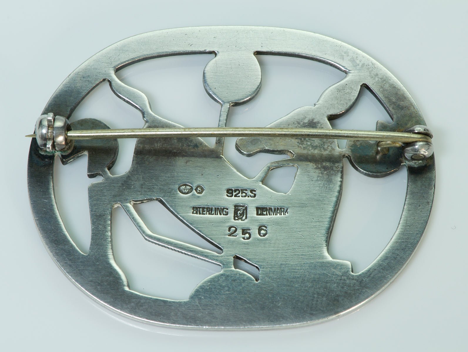Georg Jensen By Arno Malinowski Art Deco Silver Deer Brooch