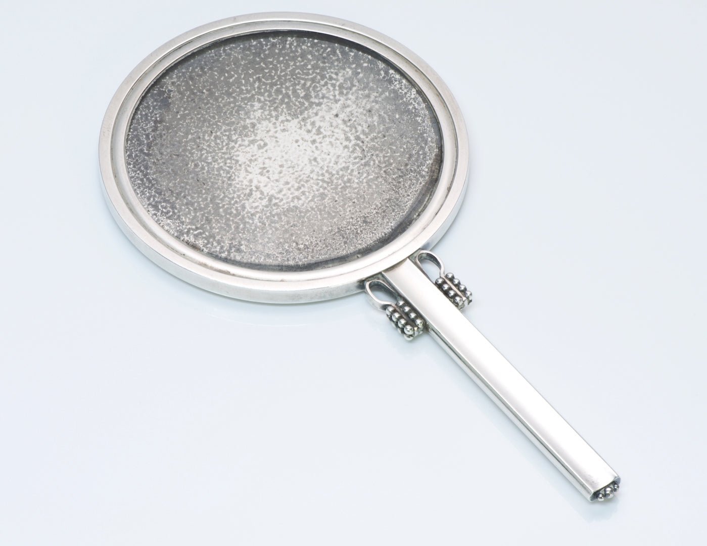Georg Jensen by Harald Nielsen Silver Mirror