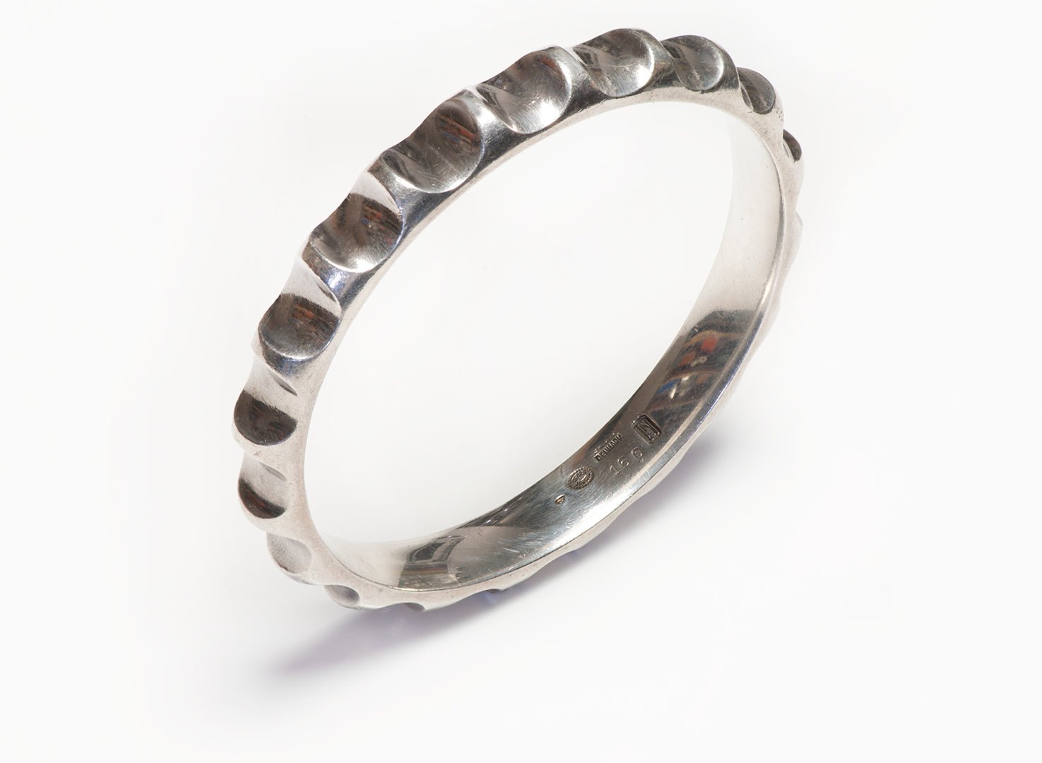 Georg Jensen Nanna & Jørgen Ditzel Sterling Silver Bangle Bracelet 160