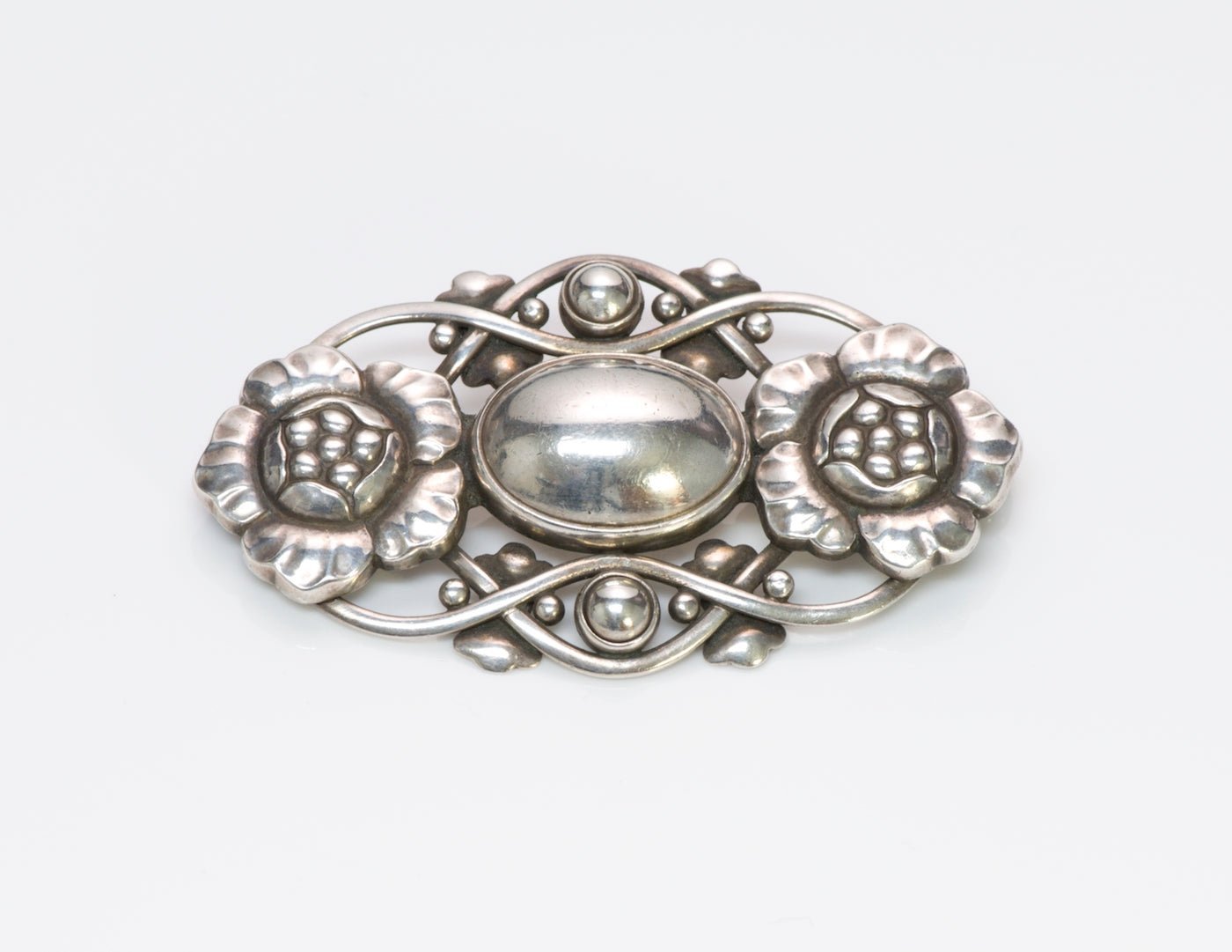 Georg Jensen Silver Brooch No. 89