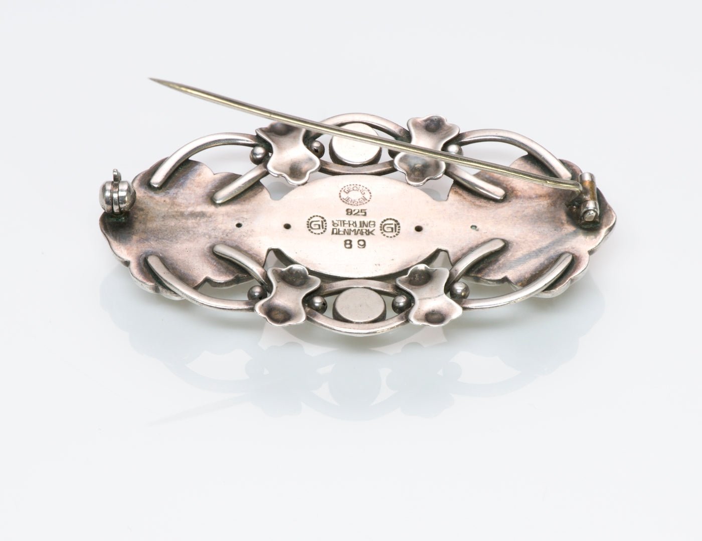 Georg Jensen Silver Brooch No. 89