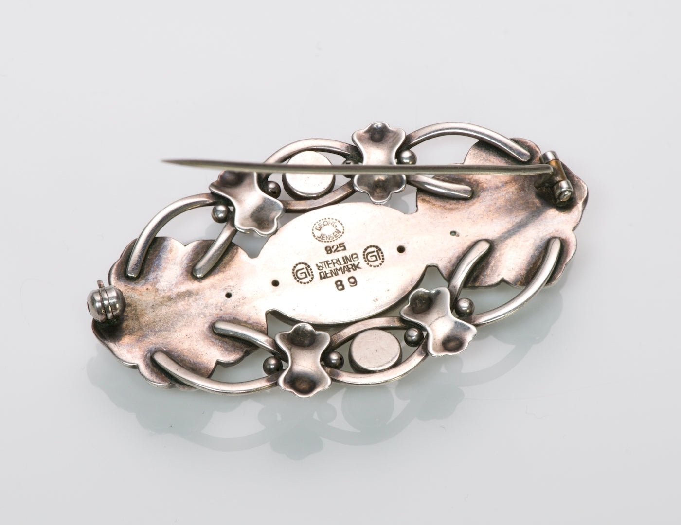 Georg Jensen Silver Brooch No. 89
