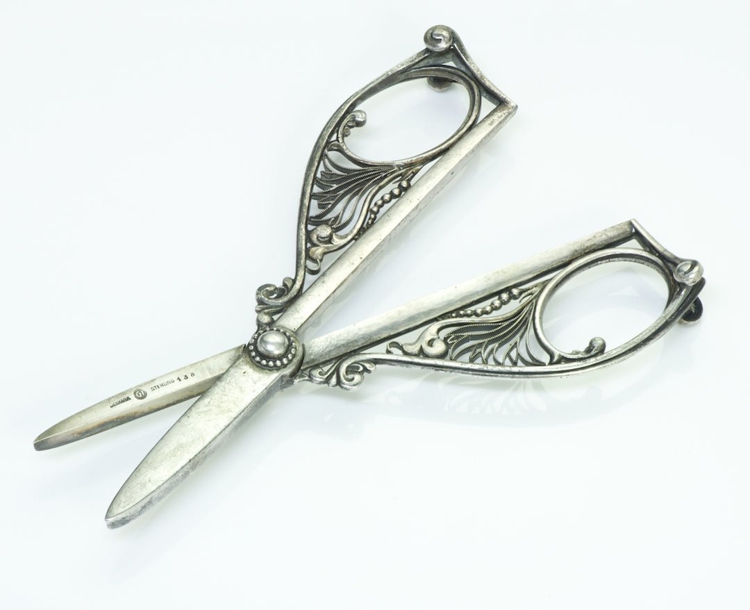 Georg Jensen Silver Grape Shears No. 138