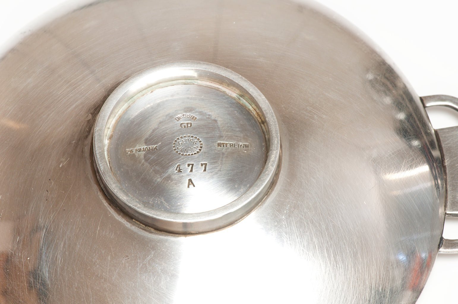 Georg Jensen Sterling Silver Bowl by Gustav Pedersen 447 A